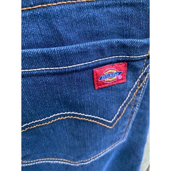 NEW NWT Dickie's Relaxed Fit Dark Wash Stretch Straight Leg Jeans Size 6 - Picture 7 of 8